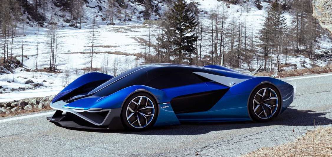 The Alpine A4810 Hydrogen Concept planned for 2035